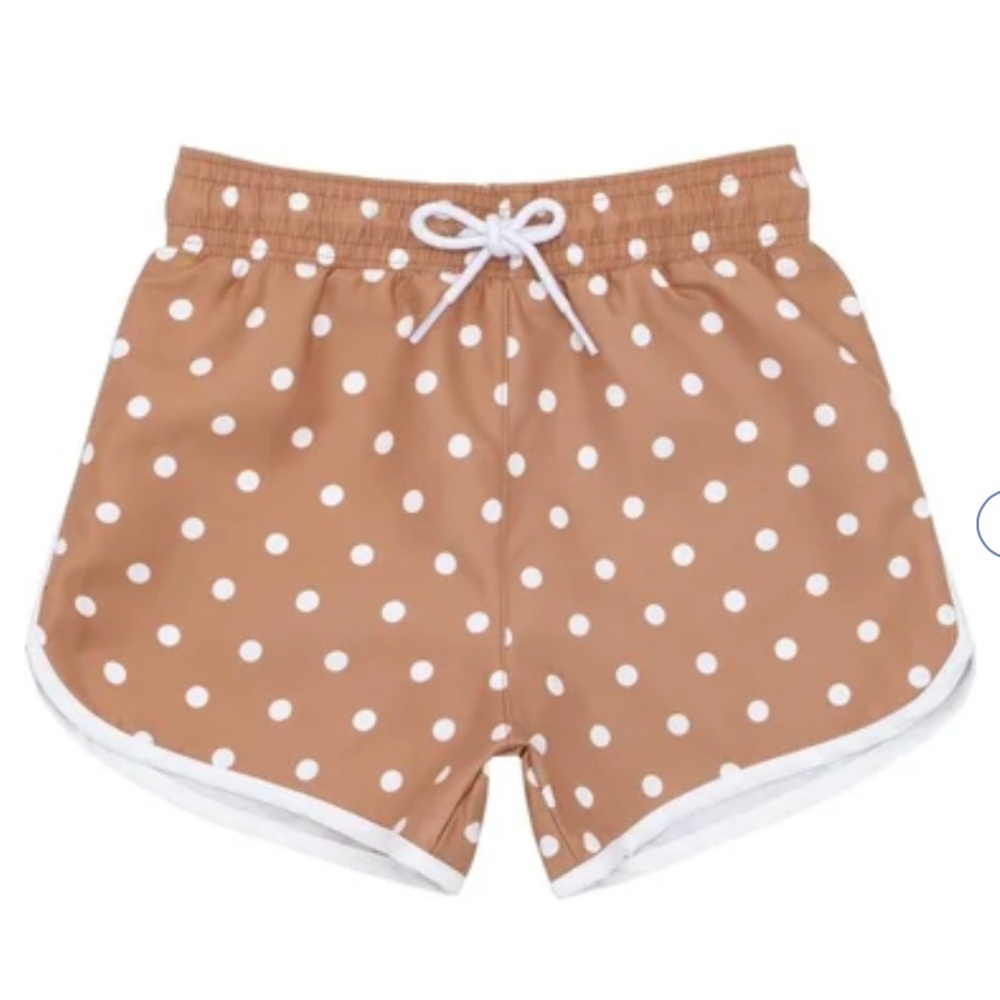 Minnow Swim Mocha Dot Boardie